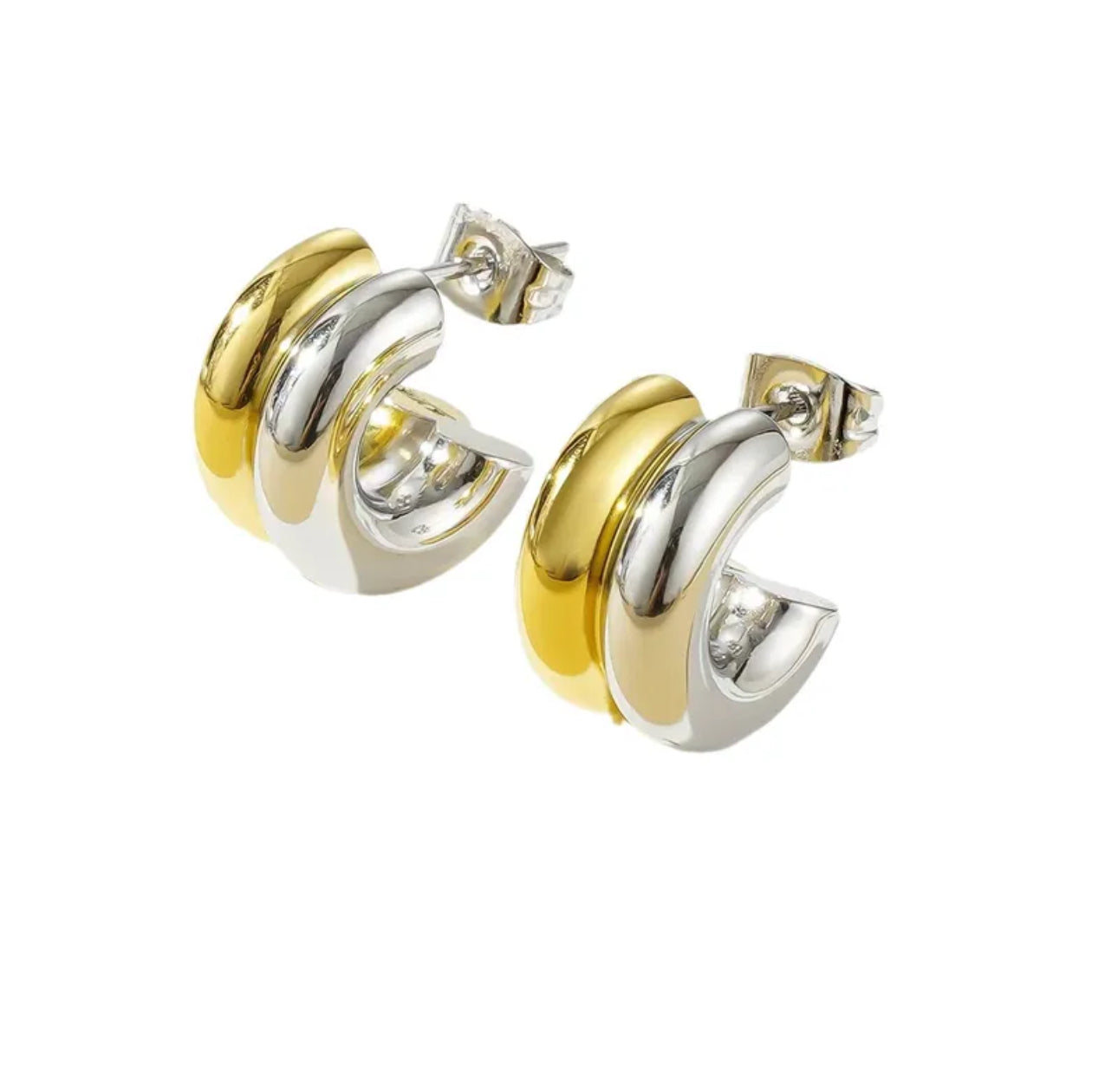 Duo chic earrings