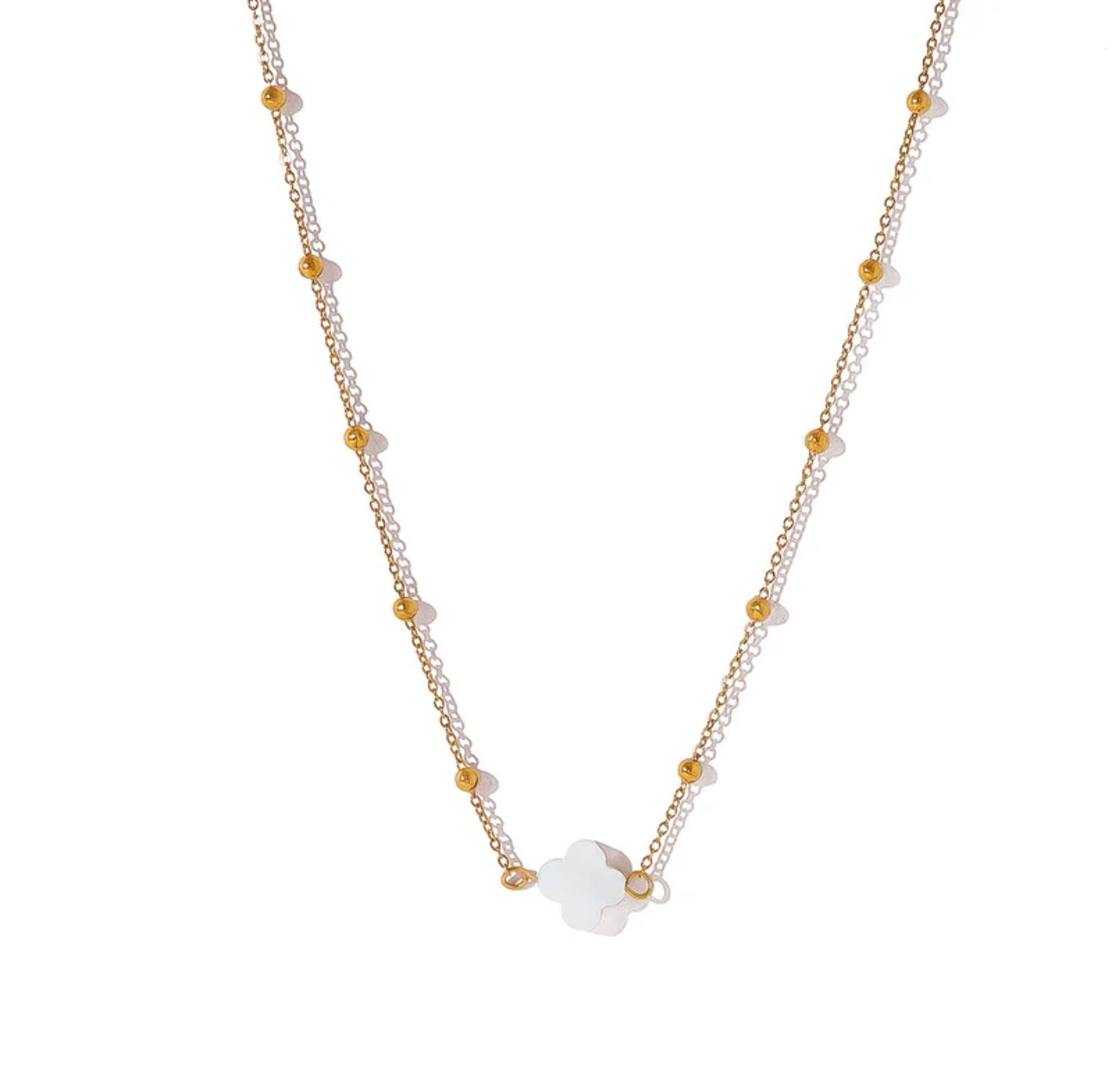 White cleef necklace
