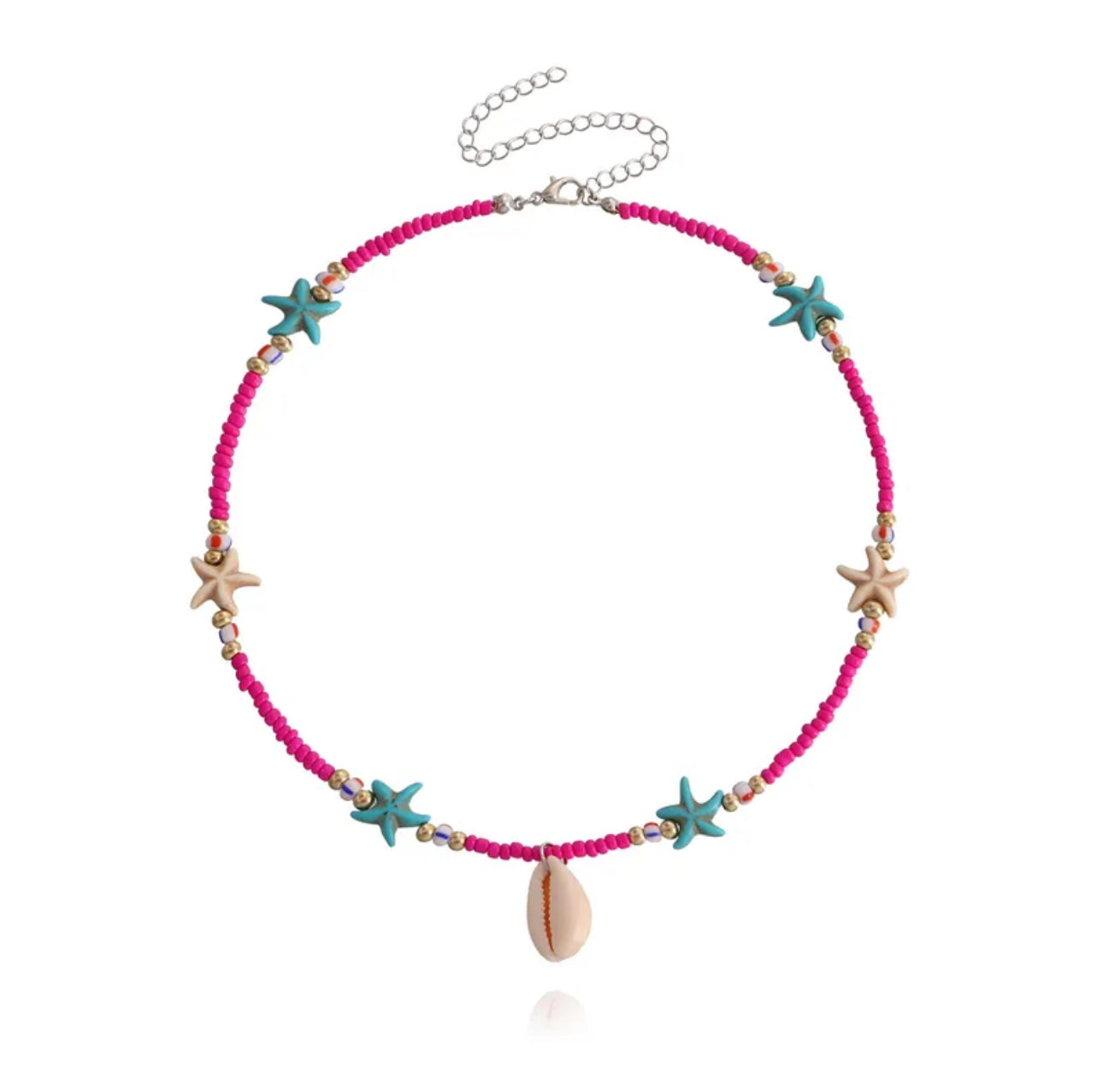 fuchsia necklace