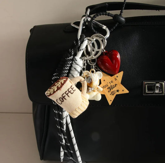 Coffee bag keychain